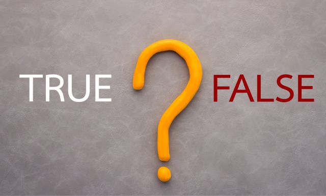 How to create true or false questions