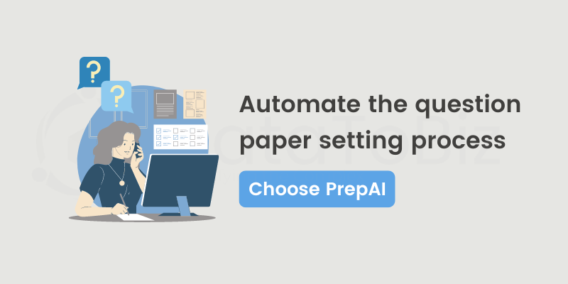 Automate the question paper setting process