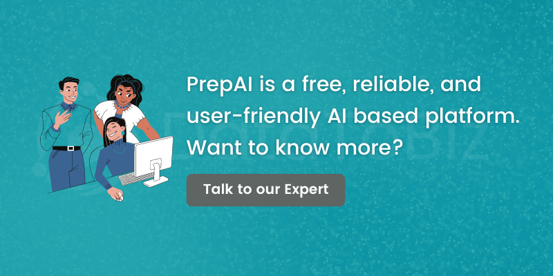 PrepAI free, user friendly AI based platform