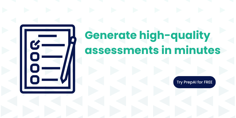Generate high-quality assessments in minutes
